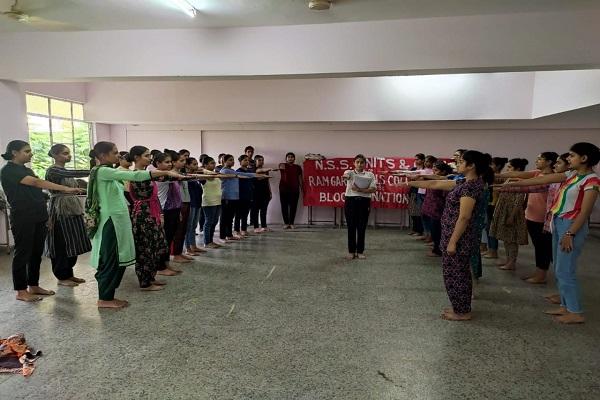 International Yoga Day celebrated at Ramgarhia Girls College