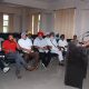 Scientists discuss with farmers about cultivation of vegetables and pulses