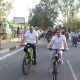 The administration today organized a bicycle rally on the occasion of World Bicycle Day, an invitation to save the environment