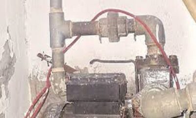 Boreholes of unauthorized submersible pumps are rampant in the outer colonies