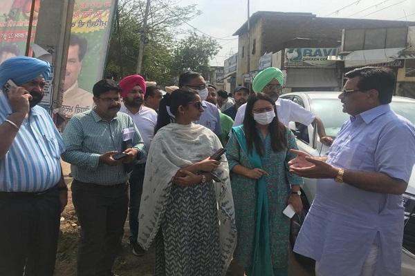 MLA BAGGA'S VISIT OF BUDDHA RIVER AREAS IN LUDHIANA NORTH