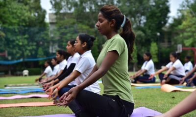 Organizing mega event to celebrate International Yoga Day at Khalsa College