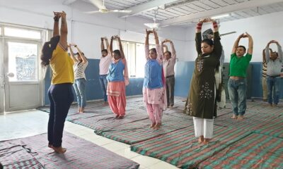 Employees State Insurance Corporation organizes special yoga fortnight and cleansing campaign