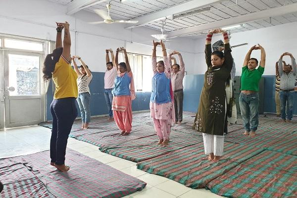 Employees State Insurance Corporation organizes special yoga fortnight and cleansing campaign