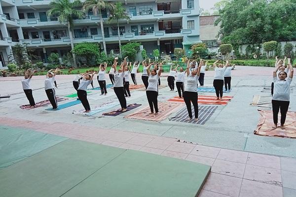 International Yoga Day celebrated at Master Tara Singh College