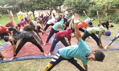 Eighth International Yoga Day celebrated at Malwa School