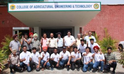 P.A.U. The young agricultural engineers of India got the second place at the national level