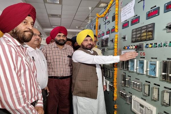 Inauguration of 66 KV Monopoly Line from 220 KV Sub Station