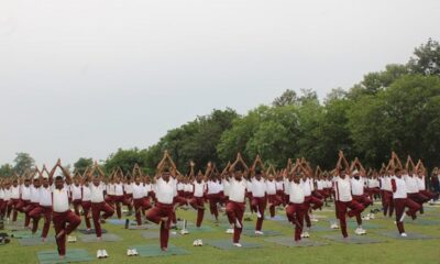 8th International Yoga Day celebrated by Vajra Corps