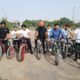 Bicycle rally organized by MGM Public School