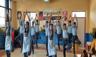 International Public Schools celebrated Yoga Day