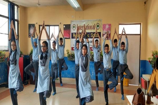 International Public Schools celebrated Yoga Day