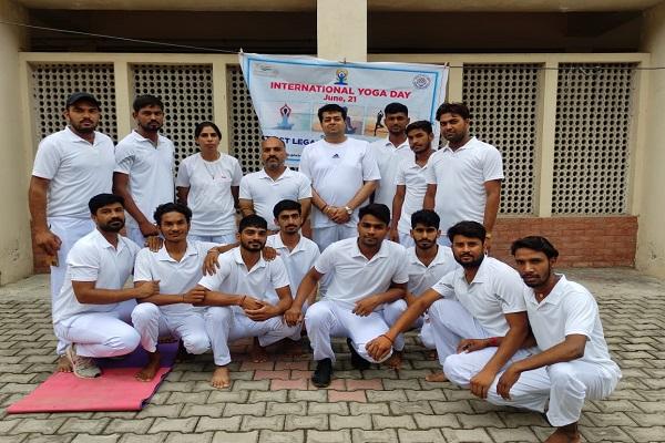 International Yoga Day celebrated at Sub Division Samrala