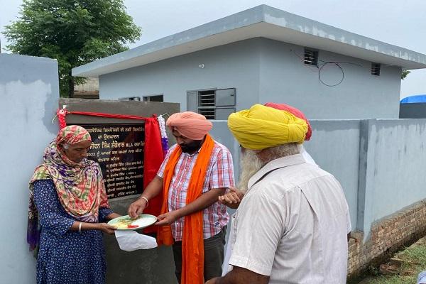 MLA Sangowal Inaugurates New Building Of Government Ayurvedic Dispensary At Khanpur