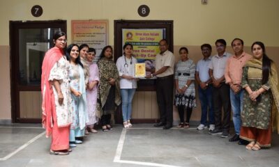 Free dental check-up camp for staff and students at Sri Atam Vallabh Jain College