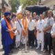 Inauguration of road construction works in Ward No. 89