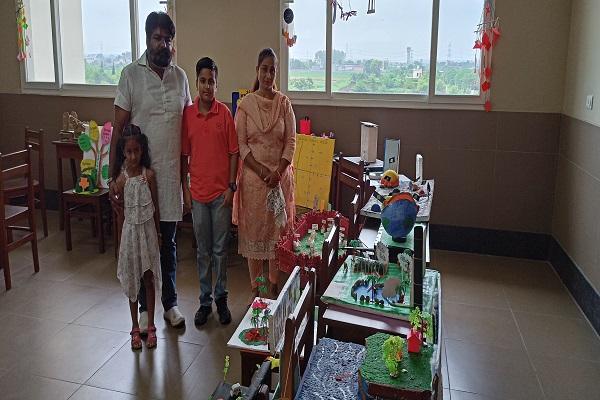 Exhibition of 'Summer Vacation Work' held at BCM Arya