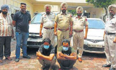 Two members of a gang of thieves were arrested along with cars worth millions of rupees