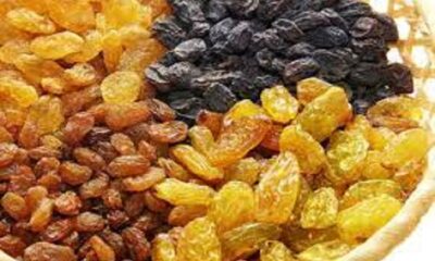 Raisins water health benefits