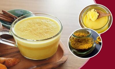 Drink turmeric and ghee in milk before going to bed at night, there are many health benefits.