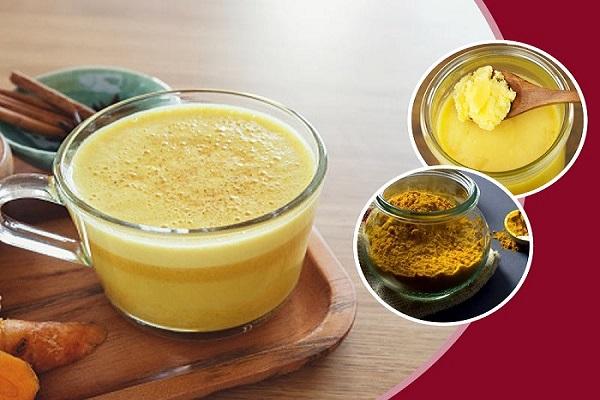 Drink turmeric and ghee in milk before going to bed at night, there are many health benefits.