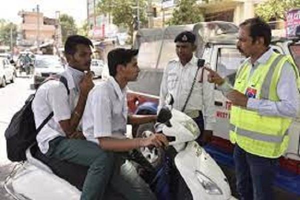 Vehicles are being driven by school children flouting the rules