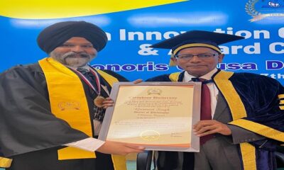 Kular awarded honorary doctorate degrees in business management and social enterprise