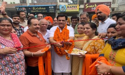 MLA Madan Lal Bagga inaugurates construction of new roads in Juhi Enclave