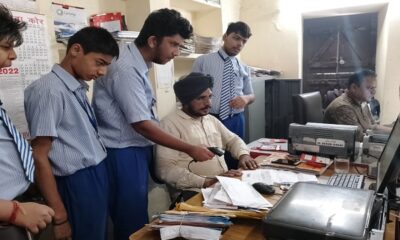 Drishti school students visited the post office