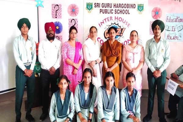 Inter House Quiz Competition conducted by Sri Guru Hargobind Public School