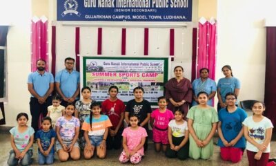 Summer Sports Camp organized by Guru Nanak International Public School