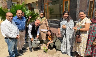 Tree planting campaign conducted at Devaki Devi Jain College for environment conservation