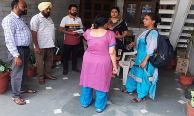 A team from the health department from Patiala visited the possible Daegu areas