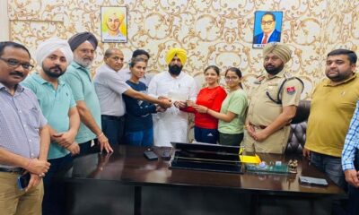 MLA Kulwant Singh Sidhu came forward to support international level karate players