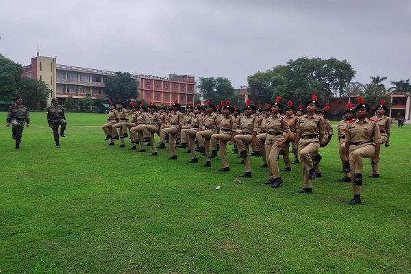 NCC camp started at Khalsa College for Women