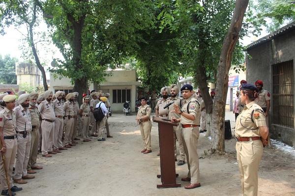 Special search operation conducted by Ludhiana Rural Police by cordoning off the villages