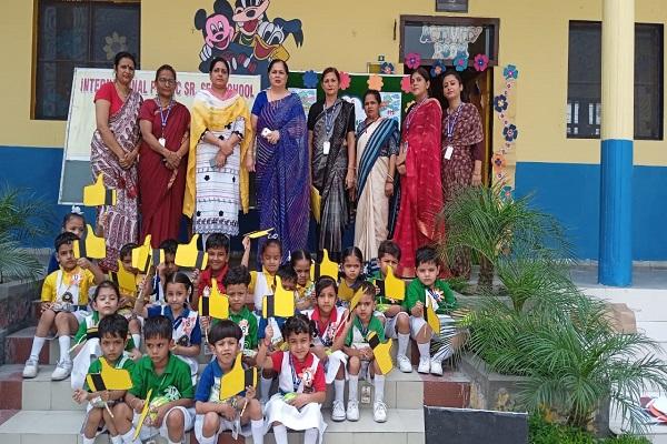 Drawing competition conducted on the topic of Greenery by students in IPS