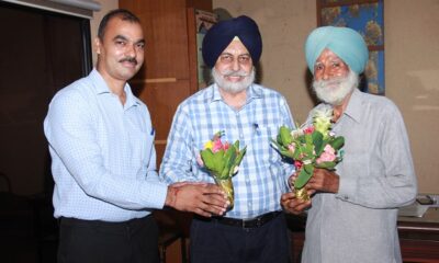 Progressive farmers of Punjab Mahendra Singh Dosanjh P.A.U. Meet the Vice Chancellor