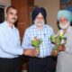 Progressive farmers of Punjab Mahendra Singh Dosanjh P.A.U. Meet the Vice Chancellor