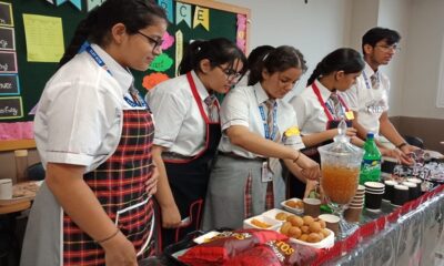 Entrepreneurship stall activity conducted at BCM Arya International School