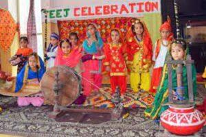 Teej festival was celebrated with enthusiasm and pomp in Nankana Sahib Public School