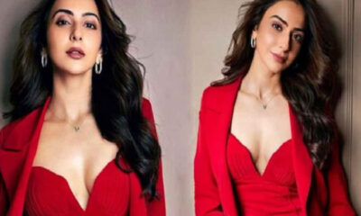 Rakul Preet was seen in a red short dress, bold pictures came out