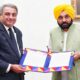 The Chief Minister handed over the land allotment letter to Tata Steel Group to set up the first plant at a cost of Rs 2600 crore in Ludhiana.