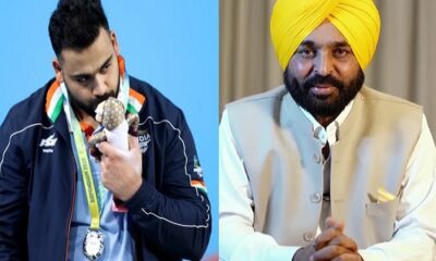 Vikas Thakur of Ludhiana won the silver medal in CWG, congratulated by CM Mann