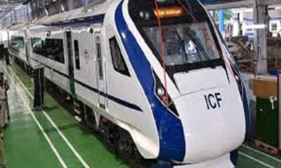 The trial of the new version of Vande Bharat Express started in Chandigarh, the train ran on the track at a speed of 115 km.