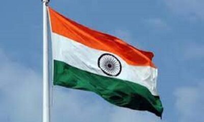 The tricolor can be flown day and night under the flag code of India.