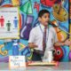 Students performed science and math experiments