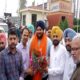 Commonwealth Games bronze medalist Gurdeep Singh received a warm welcome on his arrival in Khanna