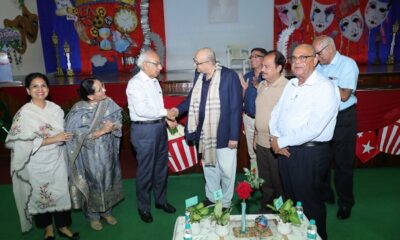 Famous film personality Vivek Vaswani met the students at BCM Arya School