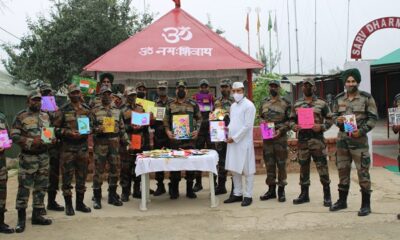 Students sent rakhis and greeting cards of appreciation to the brave soldiers